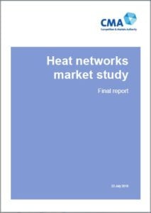Cover of CMA heat networks market study final report
